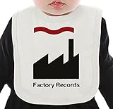 Factory Records ネクタイを有する有機ビブ Medium