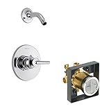 Delta Delta KSDTR-T14259LHD-CH Trinsic Shower Kit Pressure-Balance Single-Function Cartridge, Chrome