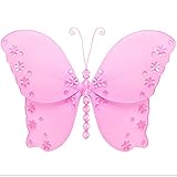 HangingバタフライダークピンクフクシアTwinkleメッシュナイロン蝶デコレーション装飾赤ちゃん保育園寝室女の子部屋天井壁装飾結婚式誕生日パーティーベビーシャワーバスルームキッズ3dアートDIY