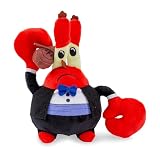 ニコロデオン スポンジボブ スクエアパンツ Mr. Krabs 世界最小のバイオリン 10インチ コレクターぬいぐるみ 大きな柔らかいぬいぐるみ