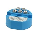 uxcell 温度センサ送信機　熱電対　0-400C　PT100　4V DC　4-20mA　ブルー