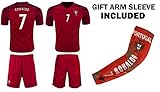 ポルトガルjerzehero Ronaldo # 7 Kids Youth 3 in 1サッカーギフトセット& # x2713 ; Soccer Jersey & # x2713 ; Shorts &