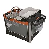 Graco(グレコ)プレイヤード・ベビーベッド スマートステーション タンジェリン バウンサー付き [並行輸入品]