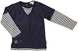 Purebaby Baby Boys ' Brushed Jersey Rib Henley (ベビー) – Navy カラー: ブルー