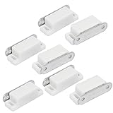 DealMux Cupboard Cabinet Door 46mmx17mmx14mm Magnetic Catches Latch Silver Tone 7pcs