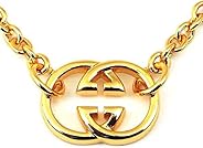 ネックレス メンズ ブランド SBG 18K GP ゴールド エンブレム チェーン ネックレス 金 ペンダント トップ