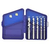 Irwin 5026024 Deep Spiral Flute 5 Piece Rotary Masonry Drill Bit Set [並行輸入品]