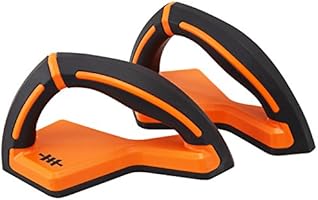 HOMETRY(ホームトライ) プッシュアップバー ブラック&times;オレンジ 加圧トレーニングPCCS STATION監修 T002