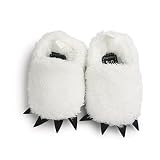 Chiximaxu　ベビーシューズ　もこもこ　可愛い　赤ちゃん　室内履き　温かい　ホワイト　11.5CM