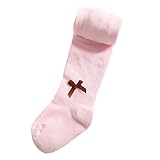 赤ちゃんの幼児の女の子かわいいちょう結びの暖かいピンクのタイツのレギンスパンティーストッキング6-12ヶ月