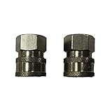 Shark Pressure Washers 89222150 Stainless Female Coupler, 3/8-Inch, 2-Pack [並行輸入品]