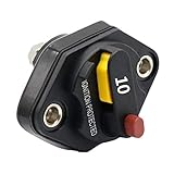 P Prettyia 回路ブレーカ　サーキットブレーカー　防水　RV32V 10A　手動リセット　ボタン　防水　使いやすい