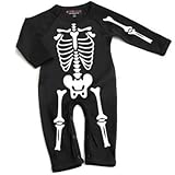 Skeleton Babygrow / Romper Suit by Nappy Head 0-3 months by Nappy Head