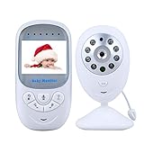 OSEI 2.4GHzベビーモニター ベビーカメラ カメラ＋リモコン付きなモニターセット 双方向音声通信 ボイスセンサー搭載 見守り専用のカメラ （日本語説明書付き）