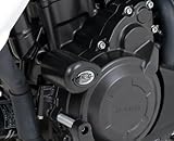 R&G(アールアンドジー) エアロクラッシュプロテクター ブラック DUCATI Panigale V4/V4S (20-)