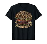 ハンバーガー バーガー ファニーフード デザイン Tシャツ