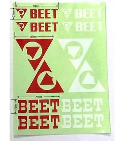 当時物 NASSERT BEET ステッカー！！ ビート ナサート Amazon.co.jp: BEET(ビート) ステッカー (NASSERT-R) 耐熱 0706-NR2-00