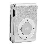 オーディオプレーヤー クリップ式 ポータブルプレーヤー MP3プレーヤー 5時間再生 (銀)