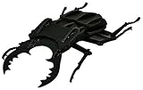 ペーパーパズル 小 クワガタ 黒 専用台座付 PP203-01BK