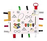 Wizard Baby Tag Blanket for Harry Potter Baby Nursery. Teach baby about Wizarding World with this 14