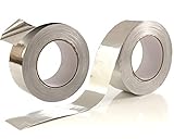 2 - Packアルミテープ/アルミ箔テープ – 1.9インチx 150フィート( 3.4 Mil ) per Roll – Good For HVACダクト、断熱材、and More