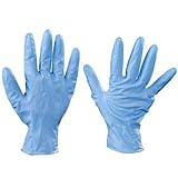Aviditi GLV2013M Nitrile Industrial Grade Gloves Powder-Free Blue Medium (Case of 100) [並行輸入品]