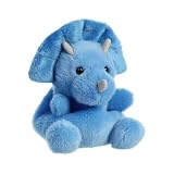 AURORA, 33616, Palm Pals Tank Triceratops Dinosaur, 5In, Soft Toy, Blue