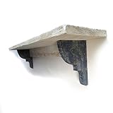 天然木製 ウォールシェルフ 飾り棚 ディスプレイラック 壁掛け棚 おしゃれでアンティークな飾り棚幅45cmIB