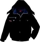自重堂 JICHODO 防寒ブルゾン(フード付) 48420 シツクブラツク ELサイズ