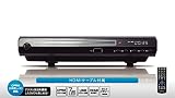グリーンハウス コンパクトデザインのHDMI対応DVDプレーヤー ブラック GH-DVP1C-BK