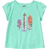 クレイジーエイト Crazy 8/ スパークルフェザーティ ビーチグラス トップス半袖Tシャツ 12～18ヶ月【並行輸入】