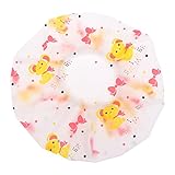 Perfk 夏　　バス　　シャワー　　漫画　　メイクアップ　　防水　　厚い　　キャップ　　アクセサリー　　全9様式 - くま