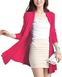 ［ニーマンバイ］ カーディガン レディース ピンク 夏 春 春夏 春服 秋冬 冬 セレモニー お宮参り 二次会 オトナ シンプル 長袖 無地 オフィス カジュアル フォーマル 女性用 カワイイ かわい