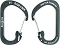 NITEIZE(ナイトアイズ) スライドロック アルミ カラビナ #4 スモーク 軽量 CSLA4-09-R6 (日本正規品)