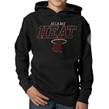 NBA Miami Heat Playballパーカージャケット、ジェットブラック M ブラック