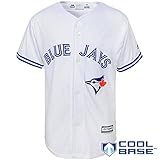 トロント・ブルージェイズMLB Youth Cool Baseホームジャージー( Youth Small 8 )