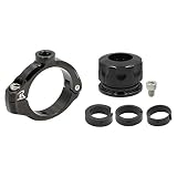 【REC-MOUNT23】ショート ジョイント モデル 用 JAパーツ(ベースマウント) JC21 パイプ クランプ ベース 31.8mm/28.6mm/1inch(25.4mm)/22.2mm 対応 ブラック [SH23-JC21]