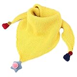 ファッションキッズソフトスカーフ冬暖かいネッカチーフ子供ニットマフラー - A19