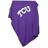 Collegiate 54 x 84 " Ultrasoft Throw with Large Logo パープル