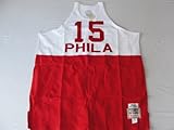 Mitchell & Ness Authentic Philadelphia 76ers Hal Greer # 15ホームジャージー、レッド/ホワイト 56