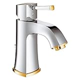 グローエ　GROHE SPA COLLECTIONS　【23 303 IGJ】　グランデラ シングルレバー洗面混合栓(引棒付) クロームxゴールド