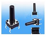 10PCS6x6x15mmミニチュアマイクロスイッチPCBモメンタリ触覚タクトスイッチボタン