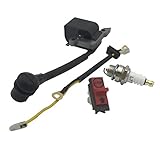 Fityle イグニッションコイル（ワイヤー付）　スパークプラグ　チェーンソー部品　Husqvarna 136 137 141 23 235 240 26 36用
