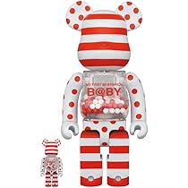 Amazon | MY FIRST BE@RBRICK B@BY RED & SILVER CHROME Ver