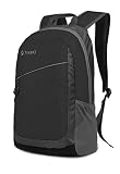 Tinyat Laptop Backpack Business Travel Bag School Rucksack College Bookbag for Women Men T131, Black