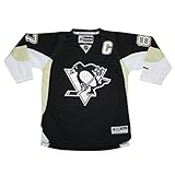 Pit Penguins Boys Crosby # 87 Hockey Jersey /セーター ブラック