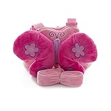 赤ちゃん バッグ 抱っこ ひも 迷子防止 ぬいぐるみ アニマルハーネス リュックサック 迷子紐　アウトドア安全ベルト付 (蝶)