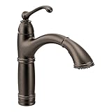 Moen 7295ORB Brantford One-Handle High Arc Pullout Kitchen Faucet, Oil Rubbed Bronze [並行輸入品]