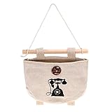 ttnight Hangingストレージバッグ、コットンポケット壁ドア吊り下げホルダーSundryオーガナイザー