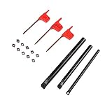 F Fityle 高品質　ボーリングバー　超硬インサート　CNC 旋盤ツールホルダー 　3本レンチ付き　